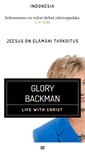 Mobile Screenshot of glorybackman.com