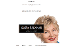 Tablet Screenshot of glorybackman.com